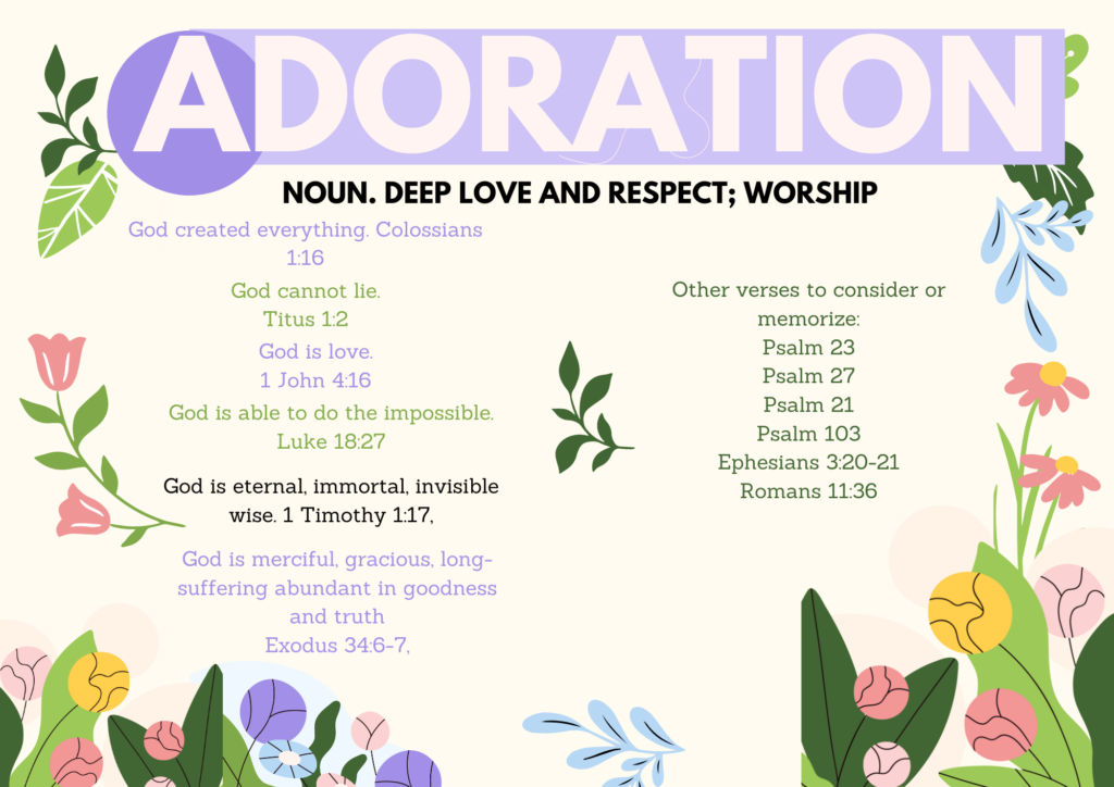 adoration graphic