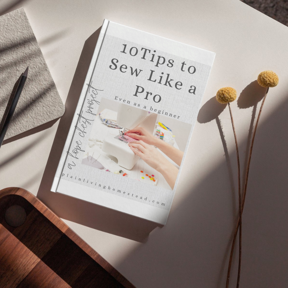 sew like a pro ebook mockup