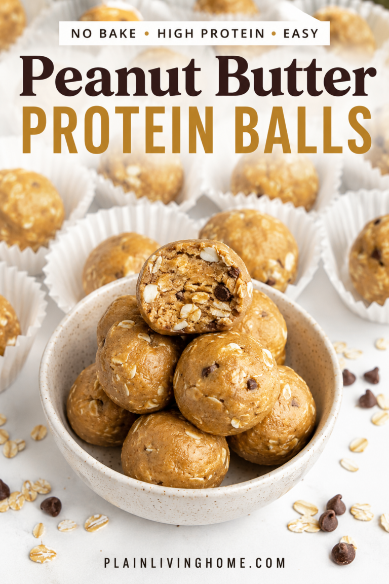 the best recipe for healthy peanut butter protein balls