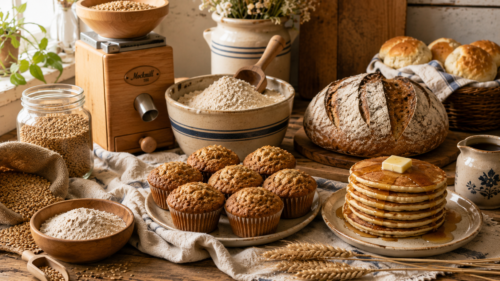 fresh milled flour recipes and beginner baking guides