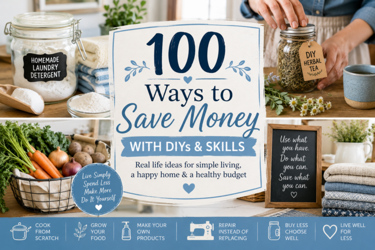 100 DIY Projects to Save Money (Practical, Safe, and Beginner-Friendly)