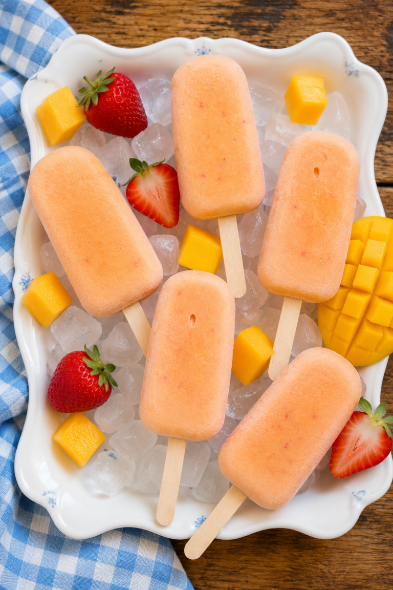 My Secret Recipe for Amazing Homemade Strawberry Mango Popsicles